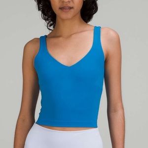 Excellent condition, Lululemon Align Tank Poolside color, size 0